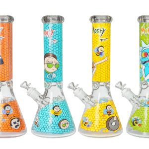13 inc Rick & Morty Themed Glass Bong